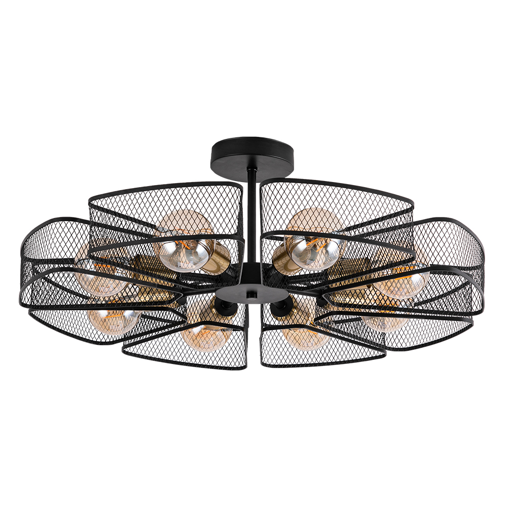 Люстра потолочная Arte Lamp Maasym E27 480 Вт 18 кв.м (A7044PL-8BK)