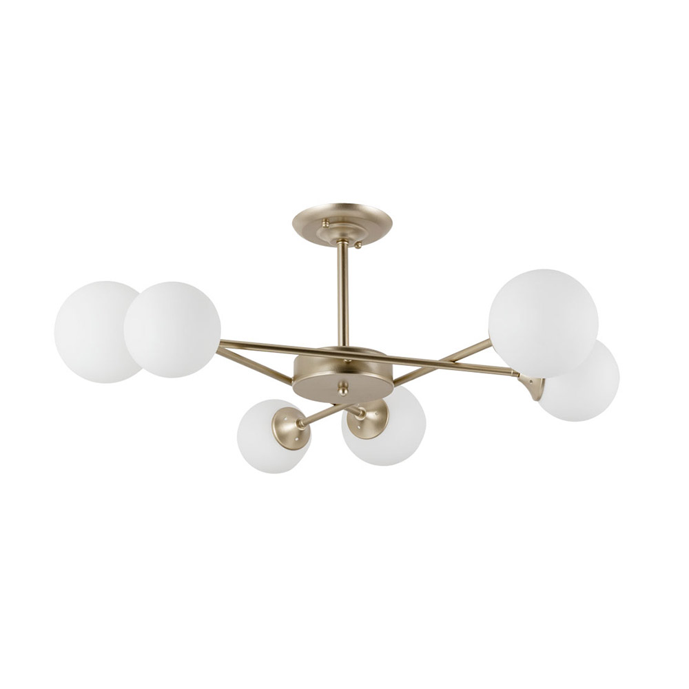 Люстра потолочная Arte Lamp Marco E14 360 Вт 15 кв.м (A2703PL-6SG)