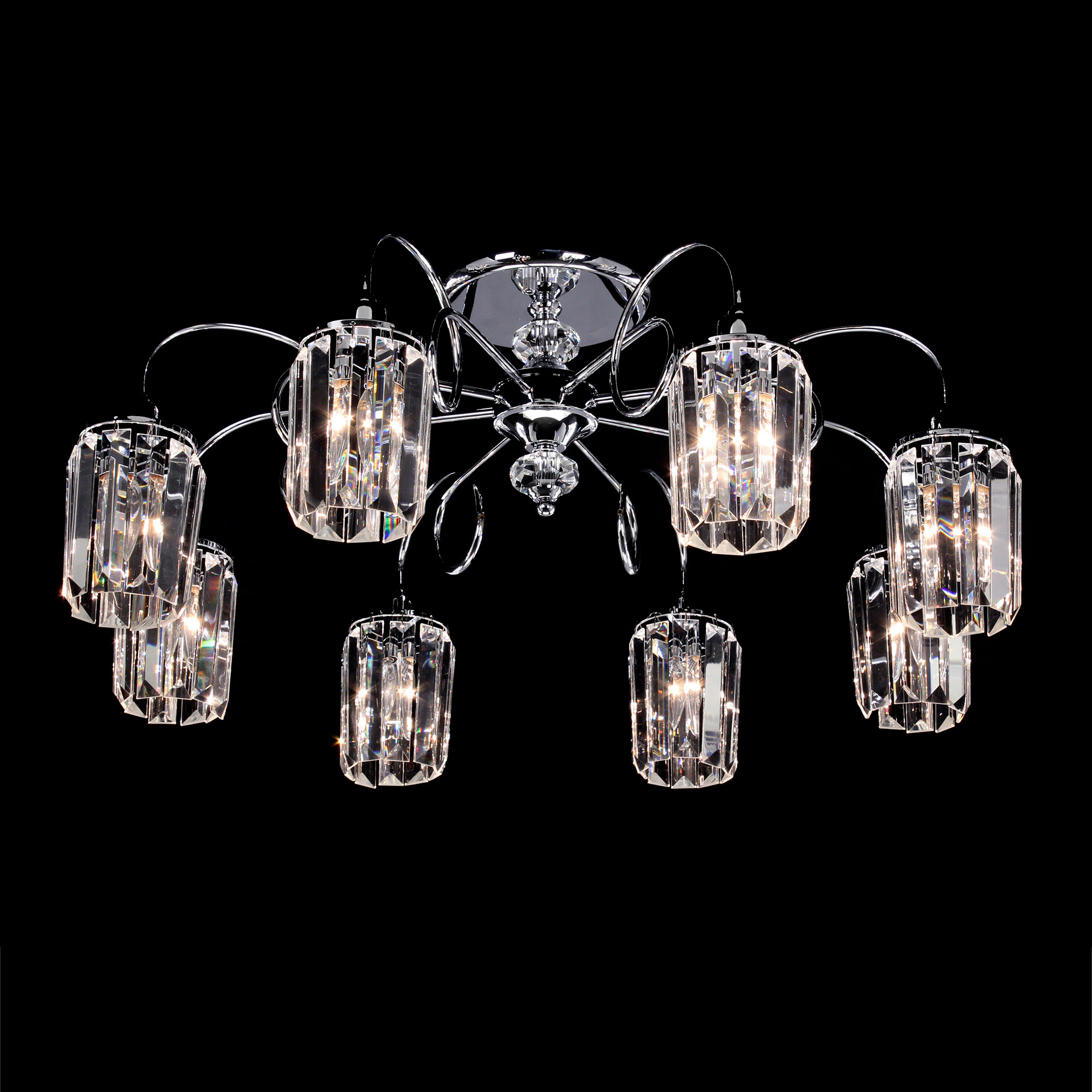 Люстра потолочная Citilux Синди хром CL330181