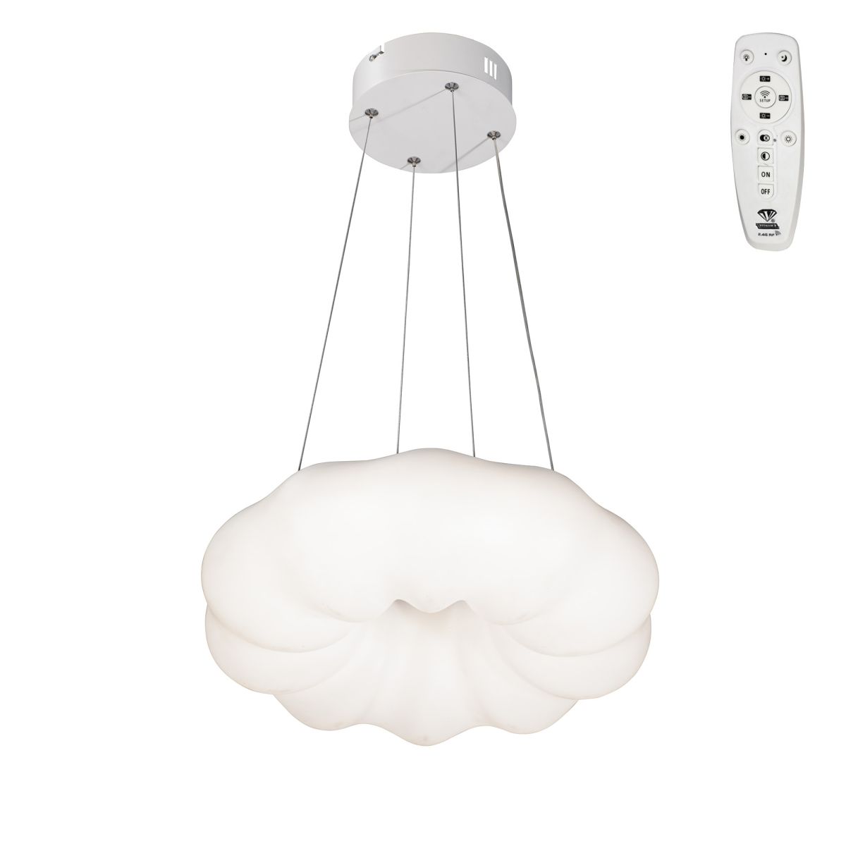 Люстра потолочная Vitaluce V2112DT-0/1S, LED 37Вт