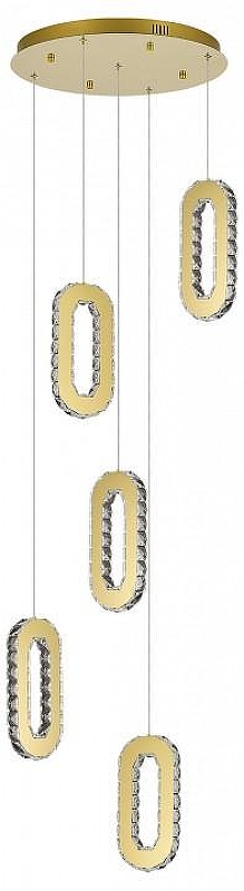 Люстра ST-Luce Allungo SL6506.203.05 цвет плафона/подвески Золото, цвет арматуры Золото