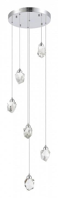 Люстра ST-Luce Cascato SL6114.103.06 цвет плафона/подвески Прозрачный, цвет арматуры Хром
