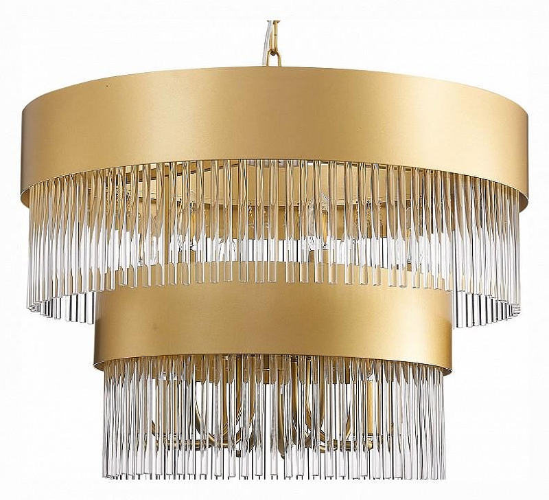 Люстра ST-Luce Contatto SL1225.203.09 цвет плафона/подвески Прозрачный, цвет арматуры Золото
