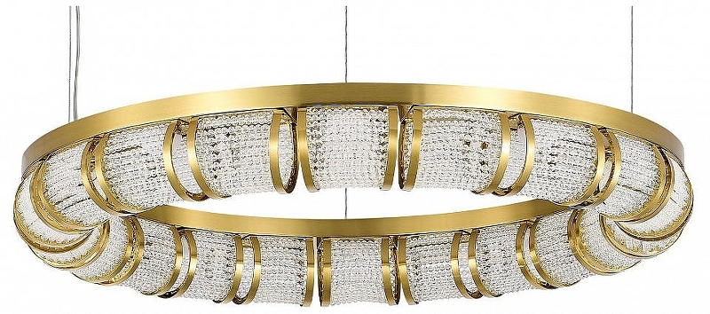 Люстра ST-Luce Esme SL6011.303.01 цвет плафона/подвески Прозрачный, цвет арматуры Латунь