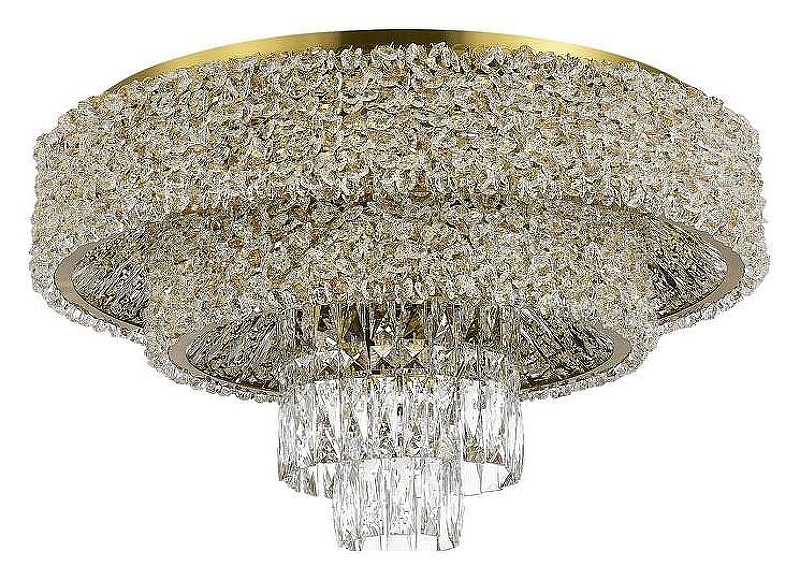 Люстра ST-Luce Sel1ne SL1637.302.16 цвет плафона/подвески Прозрачный, Оранжевый, цвет арматуры Латунь