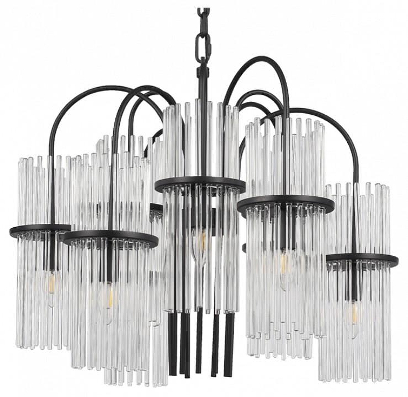Люстра ST-Luce TASSE SL6145.403.09 цвет плафона/подвески Прозрачный, цвет арматуры Черный