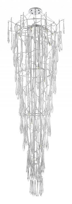 Люстра ST-Luce Teardrops SL1660.103.25 цвет плафона/подвески Прозрачный, цвет арматуры Хром