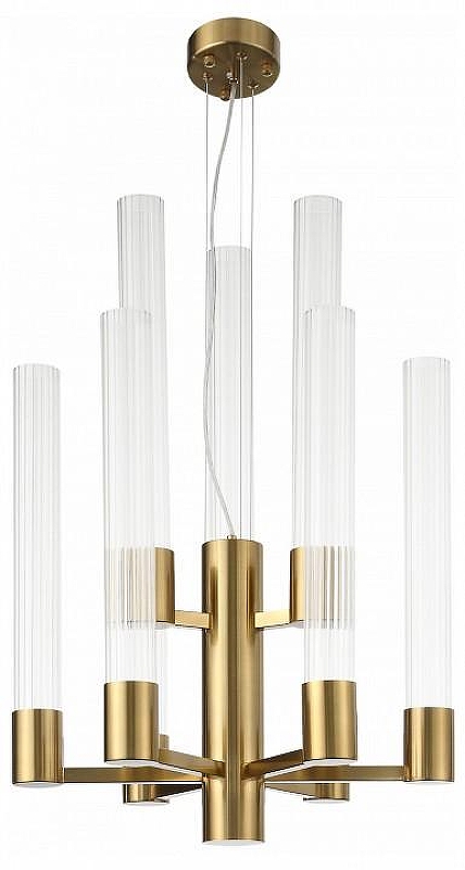 Люстра ST-Luce Tern1 SL1229.303.09 цвет плафона/подвески Прозрачный, цвет арматуры Латунь