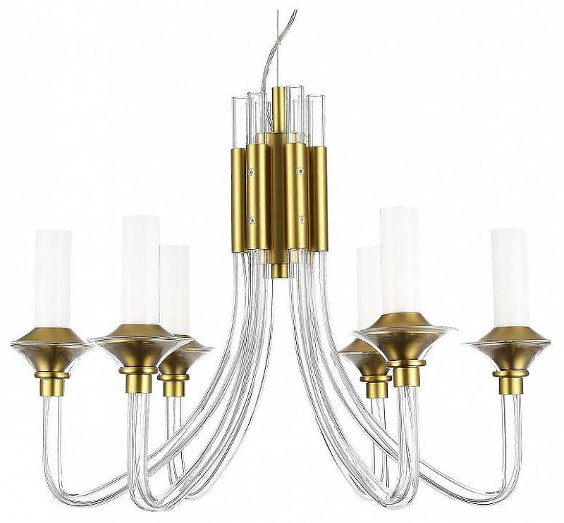 Люстра ST-Luce Vetrano SL1241.203.06 цвет плафона/подвески Белый, цвет арматуры Золото