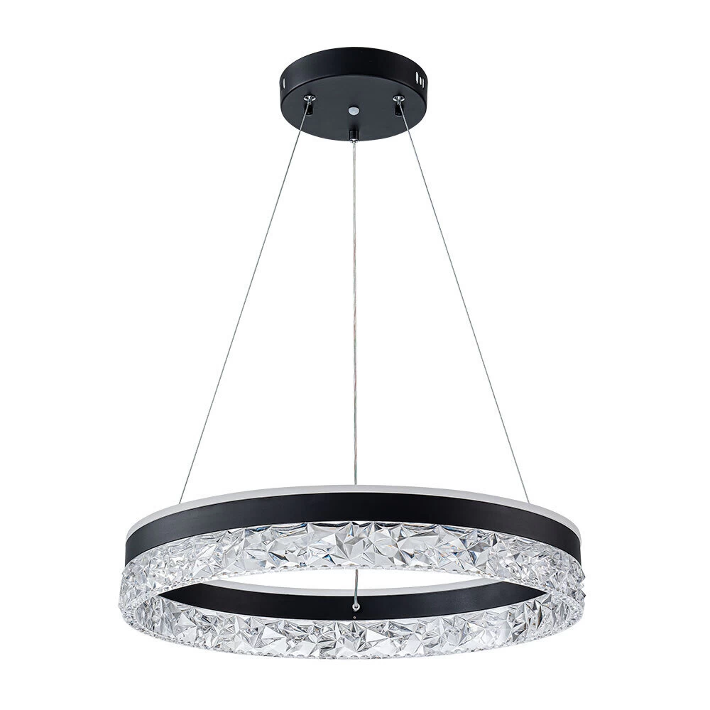 Люстра светодиодная подвесная Arte Lamp Apollo 75 Вт 3000-6000К 12,5 кв.м (A2549SP-75BK)