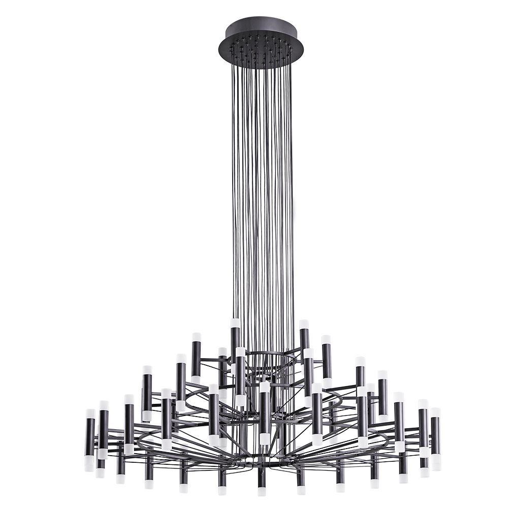 Люстра светодиодная подвесная Arte Lamp Empire 252 Вт 3500К 42 кв.м (A2482SP-84BK)