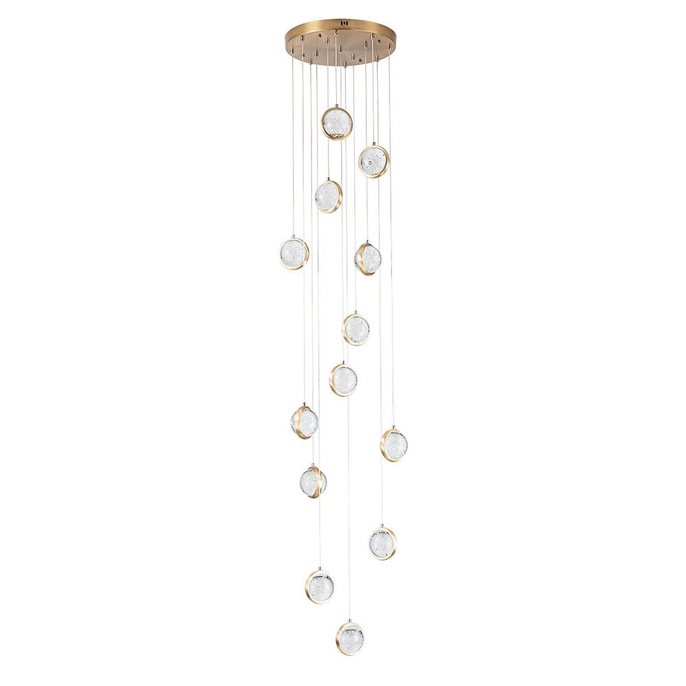 Люстра светодиодная подвесная Arte Lamp Faberge 65 Вт 4000К 10 кв.м (A2451SP-75PB)