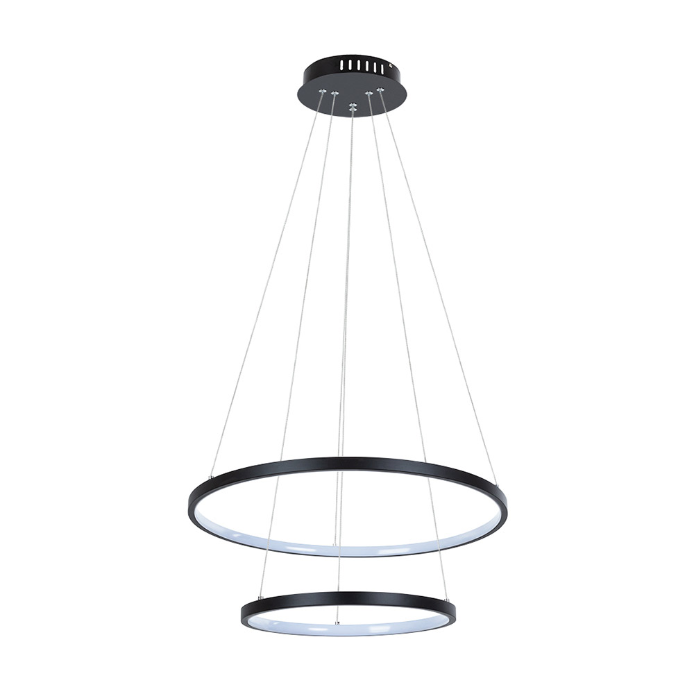 Люстра светодиодная подвесная Arte Lamp Frodo 65 Вт 3000-6000К 3 кв.м (A2197SP-2BK)