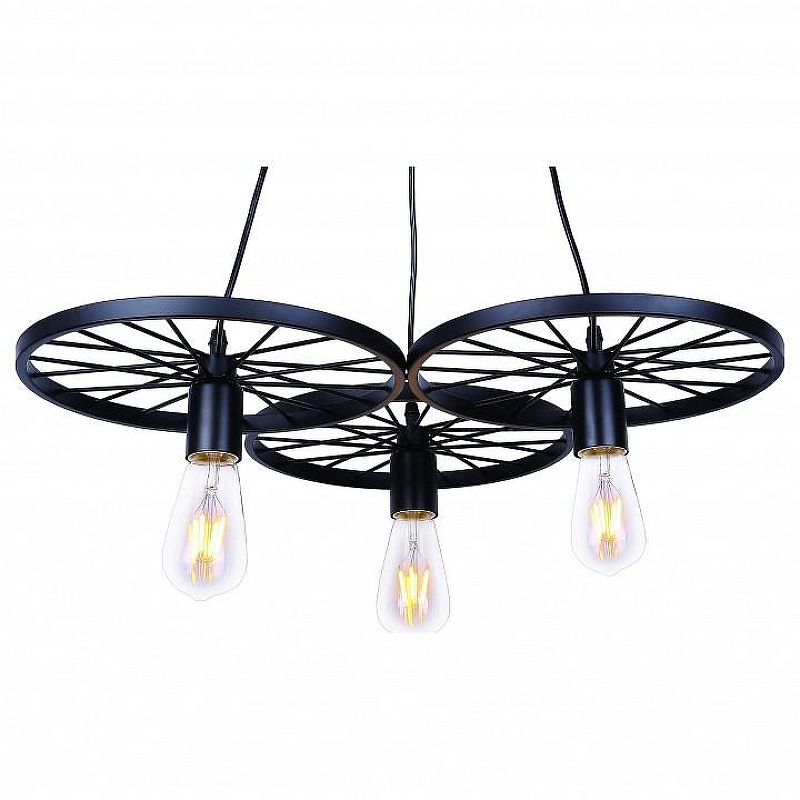 Люстра TopLight Vanessa TL1201H-03BK цвет арматуры Черный