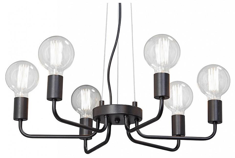 Люстра Vitaluce 4254 V4254-1/6 цвет арматуры Черный