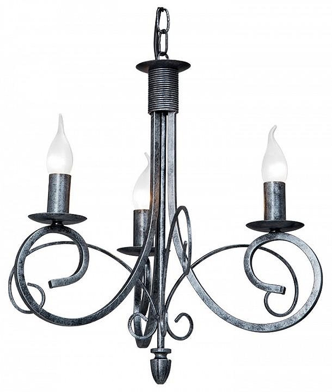 Люстра Vitaluce V1480 V1480/3 цвет арматуры Черный, Серебро