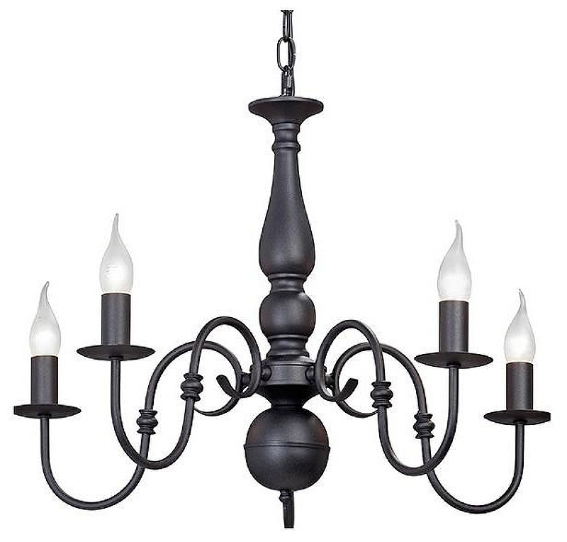 Люстра Vitaluce V1657 V1662-1/5 цвет арматуры Черный
