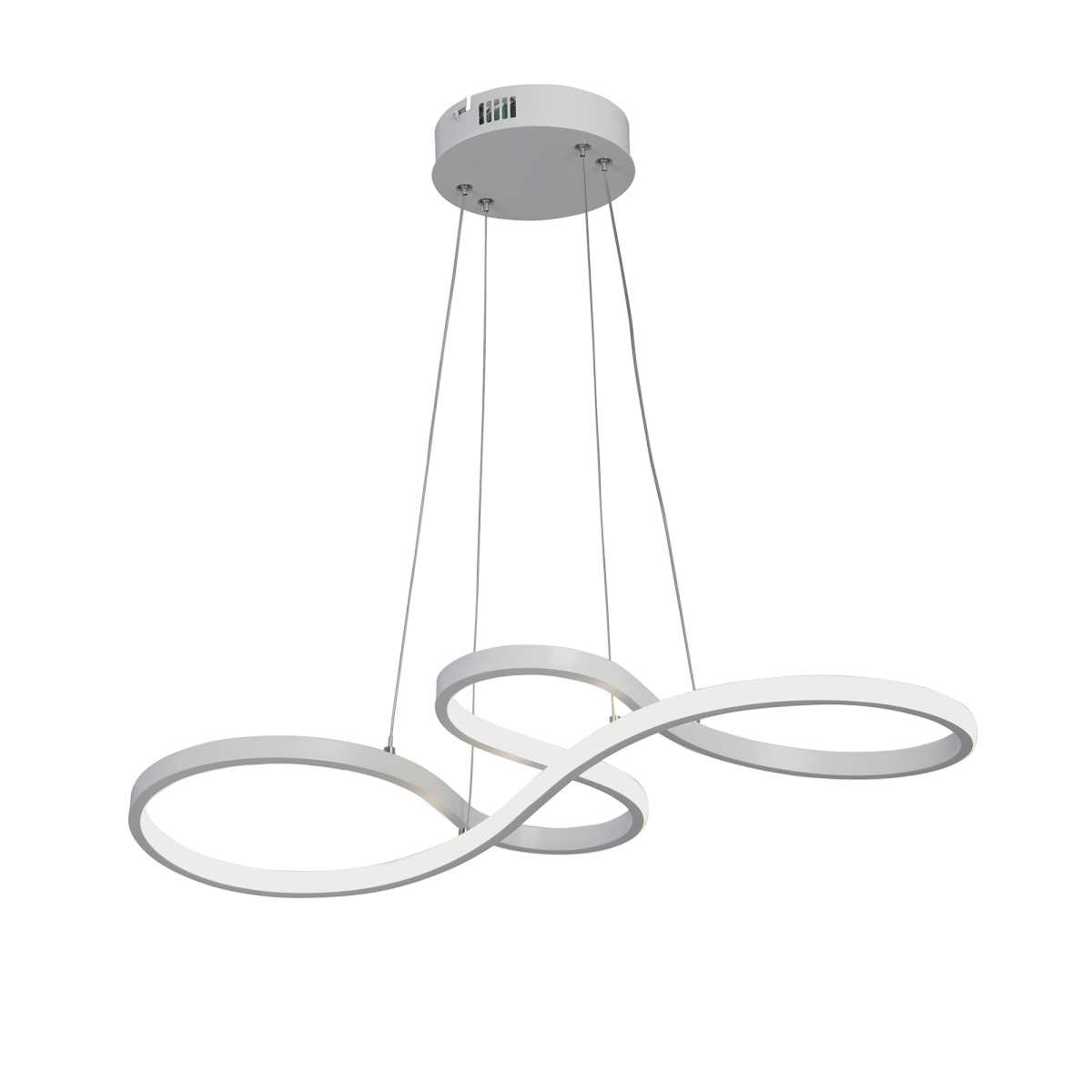 Люстра Vitaluce V3892-0/1s белая LED 47вт 4000