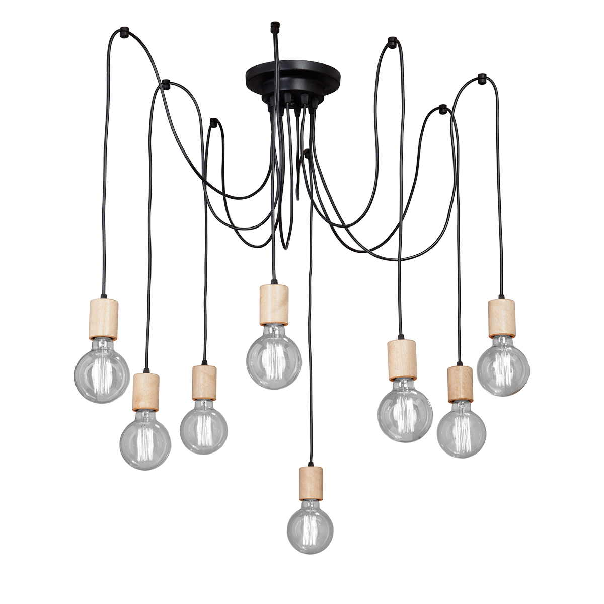 Люстра Vitaluce v4547-1/8pl, 8хе27 макс. 40вт, 8хe27 led макс. 15вт