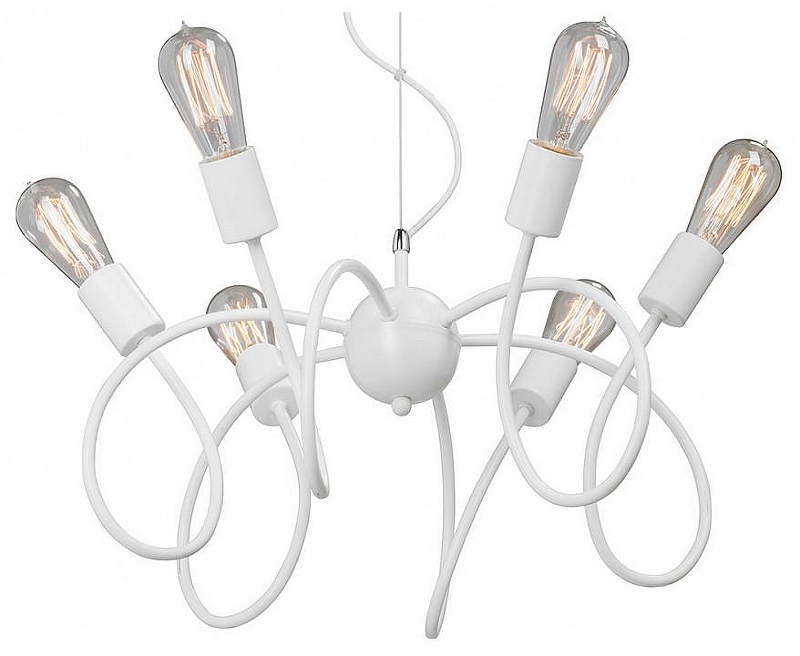 Люстра Vitaluce V4596 V4596-0/6S цвет арматуры Белый