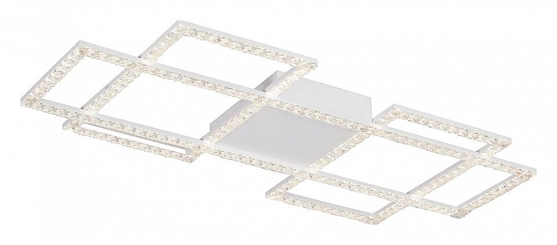 Люстра Vitaluce V4684 V4684-0/3PL цвет плафона/подвески Прозрачный, цвет арматуры Белый