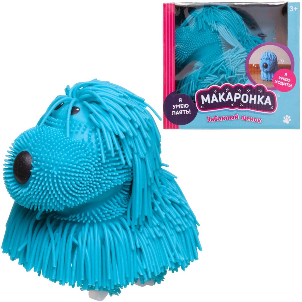 Макаронка ABtoys собака голубая ходит (PT-01847)