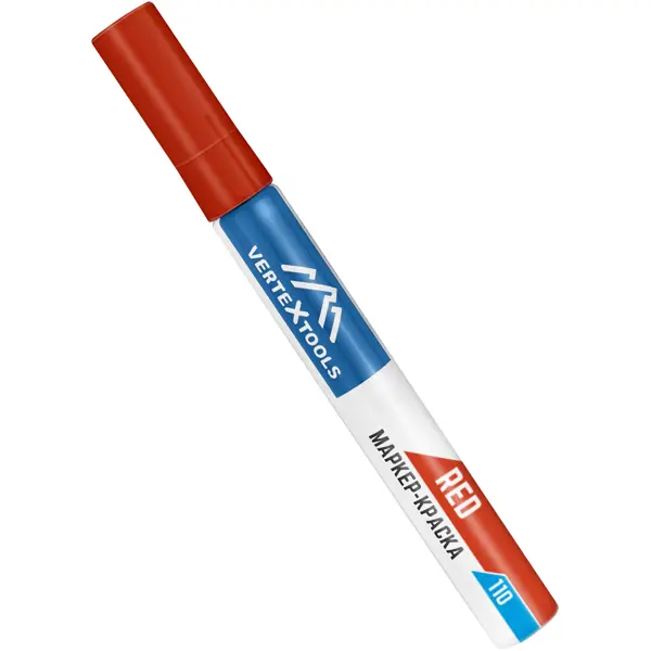 Маркер-краска Vertextools 0020-03 красный 3-6 мм