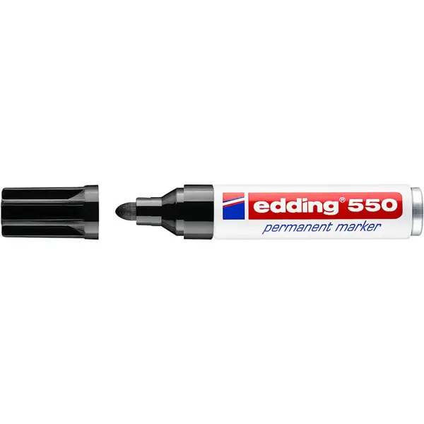 Маркер перманентный Edding 550-1 черный 3-4 мм