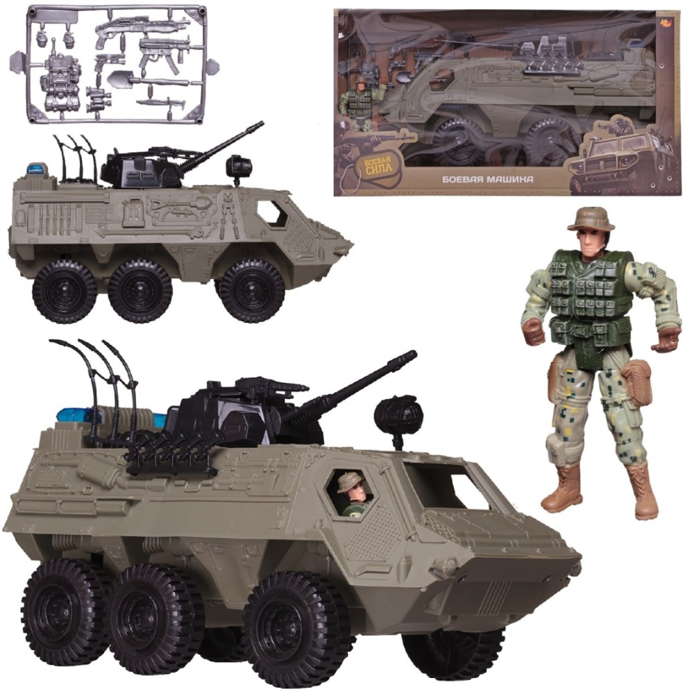 Машина боевая пехоты ABtoys с фигуркой солдата (PT-01890)