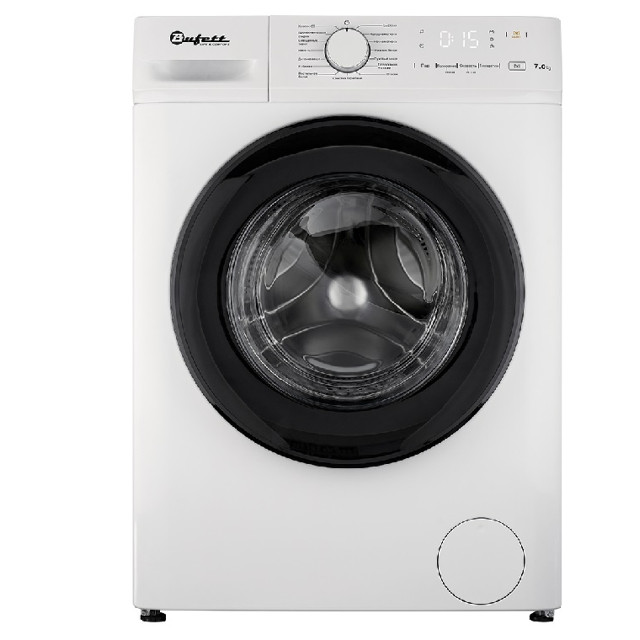 машина стиральная BUFETT MWM 551 7кг/1200об/65см белый
