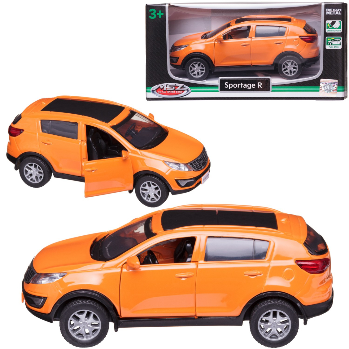 Машинка MSZ Kia Sportage R масштаб 1:43