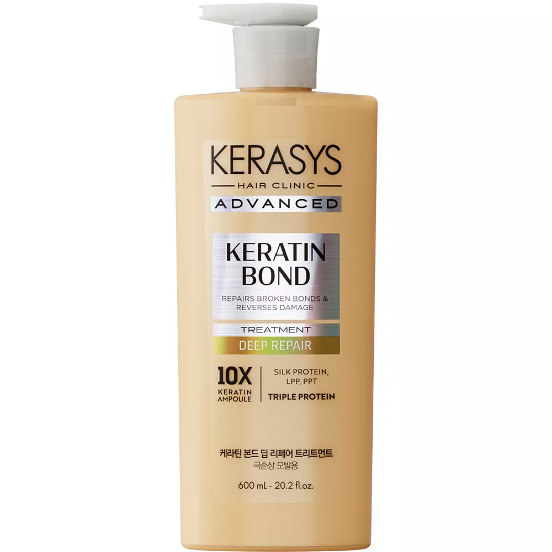 Маска KeraSys advanced keratin bond глубокое восстановление 600 мл