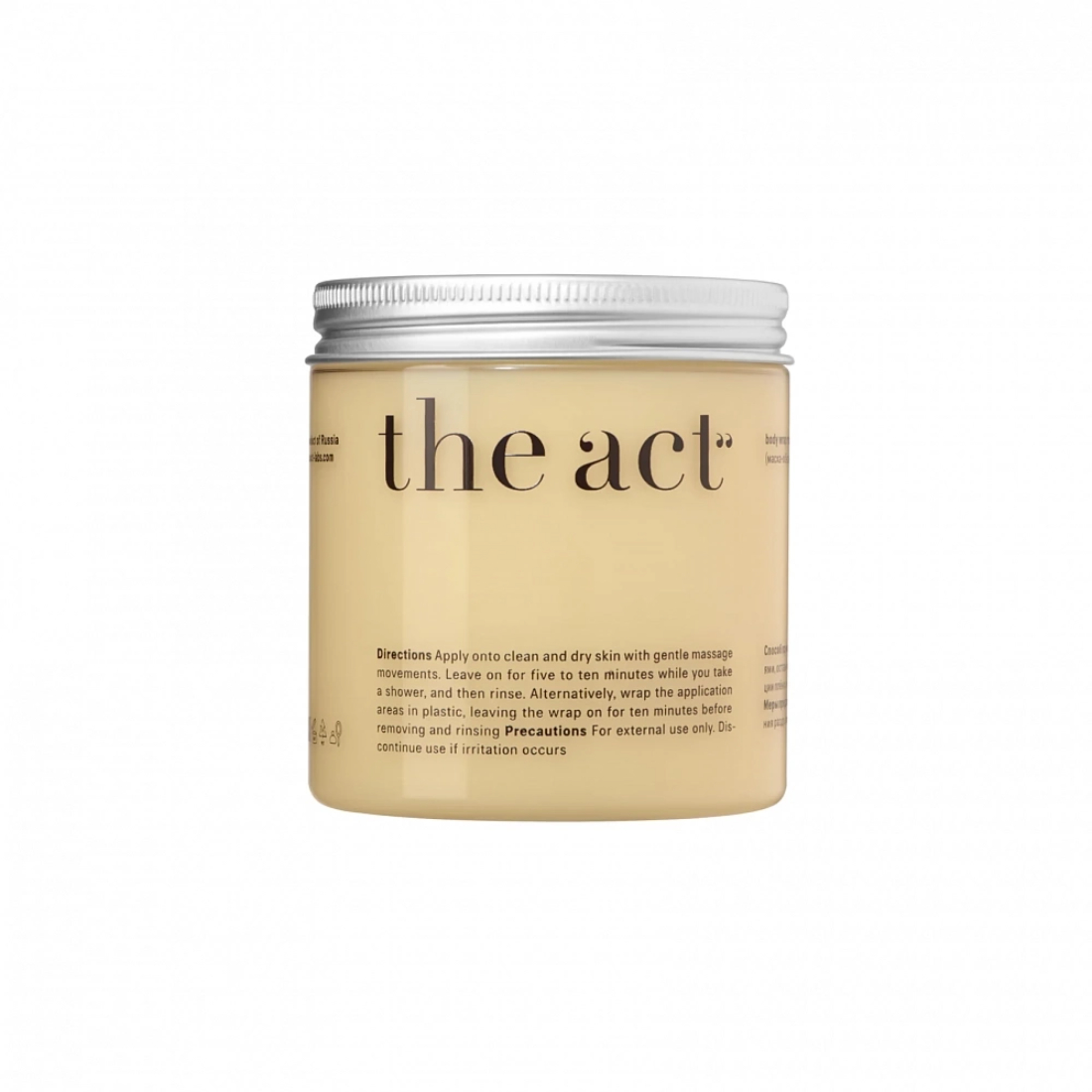 Маска-обертывание The Act для тела с планктоном 270г