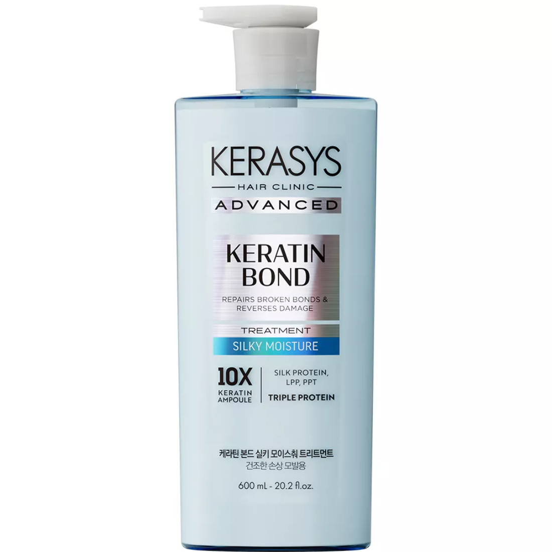 Маска-уход KeraSys advanced keratin bond шелковое увлажнение 600 мл