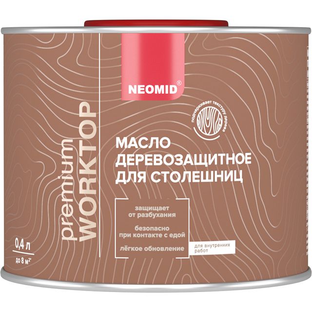 масло для столешниц NEOMID 0,4л бесцветное, арт.4650070640154