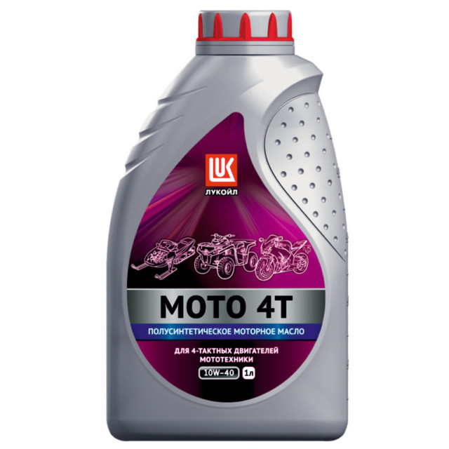масло ЛУКОЙЛ МОТО 4Т SAE 10W40, SL 1л