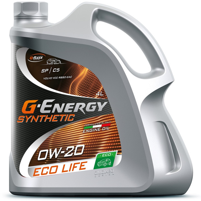масло моторное G-Energy Synthetic Eco Life 0W-20 4л