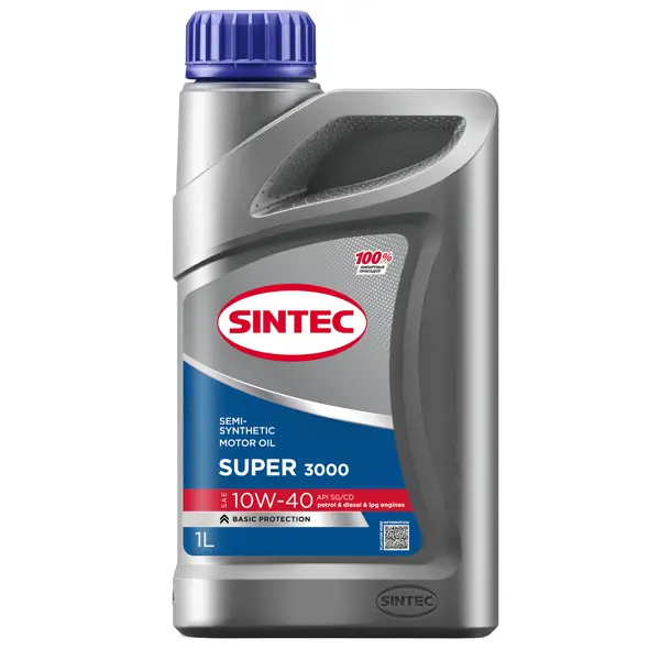Масло моторное полусинтетическое Sintec SAE 10W40 API SG/CD 1 л