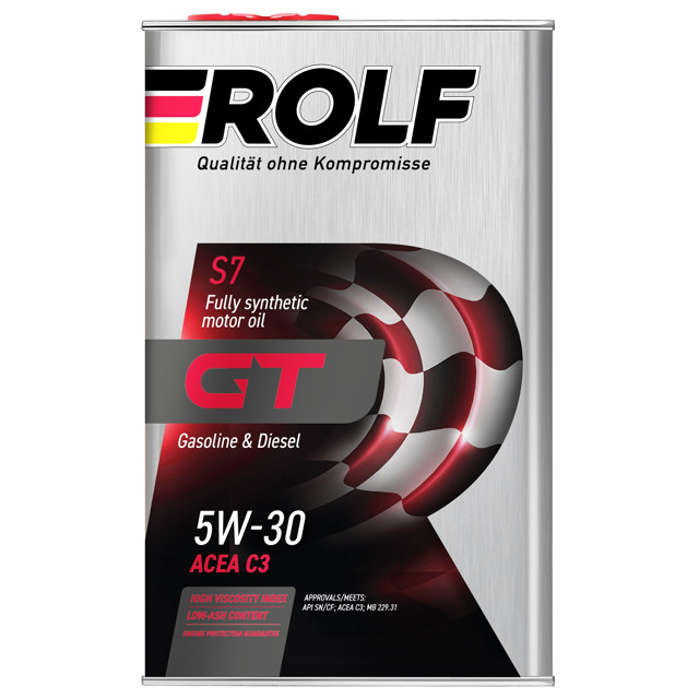 масло моторное ROLF GT SAE 5W-30 API SN/CF 1л