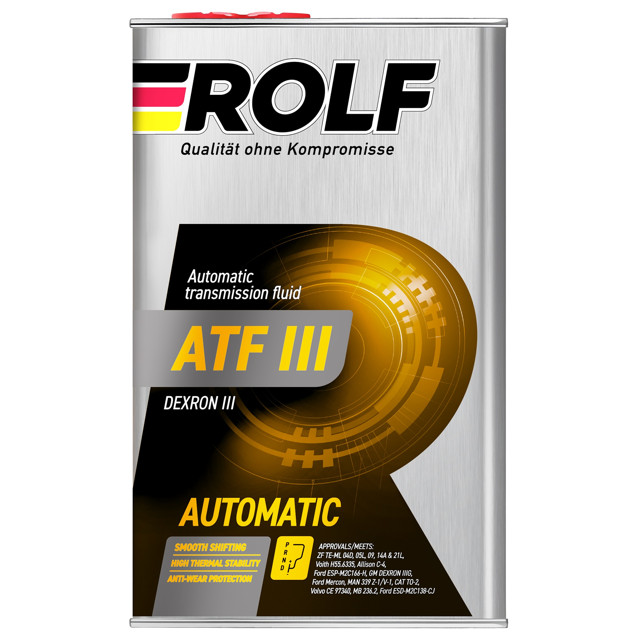 масло трансмиссионное ROLF ATF III минеральное 1л