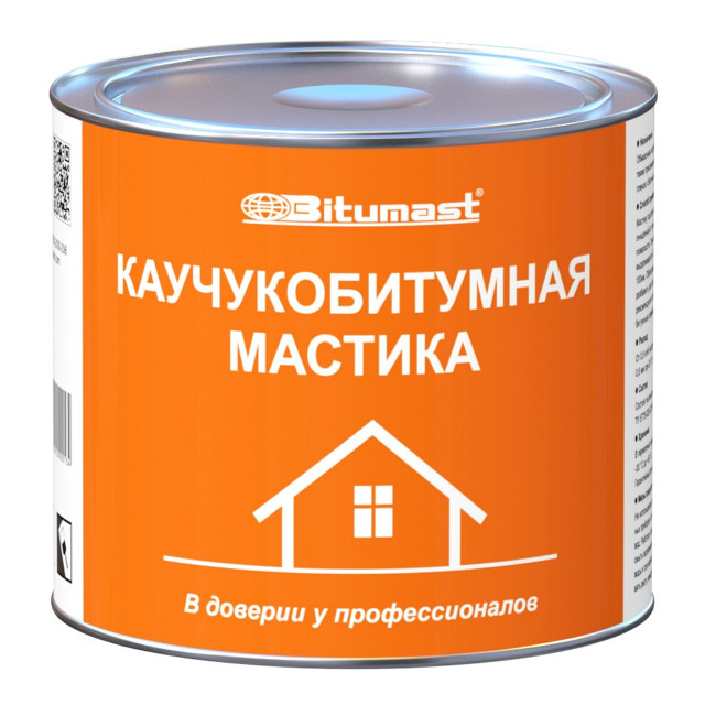 мастика каучукобитумная BITUMAST 2л, арт.110114