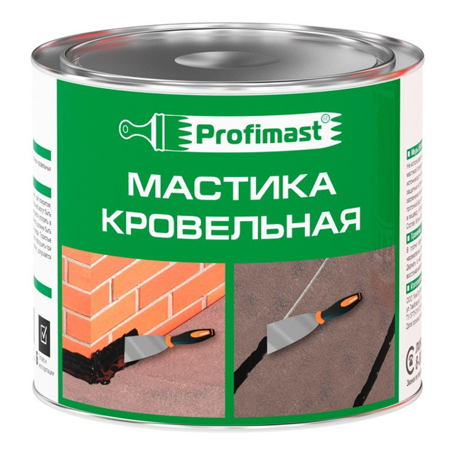 мастика кровельная PROFIMAST 2 л/1,8 кг, арт.110205