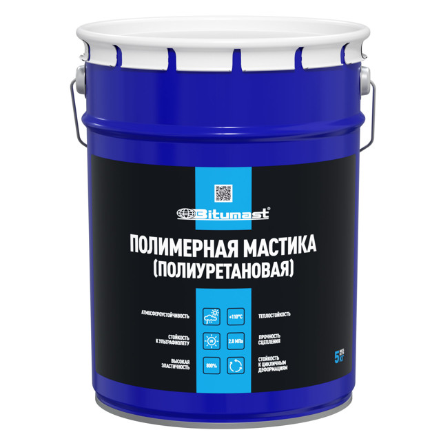мастика полиуретановая BITUMAST 5 кг, арт.710102