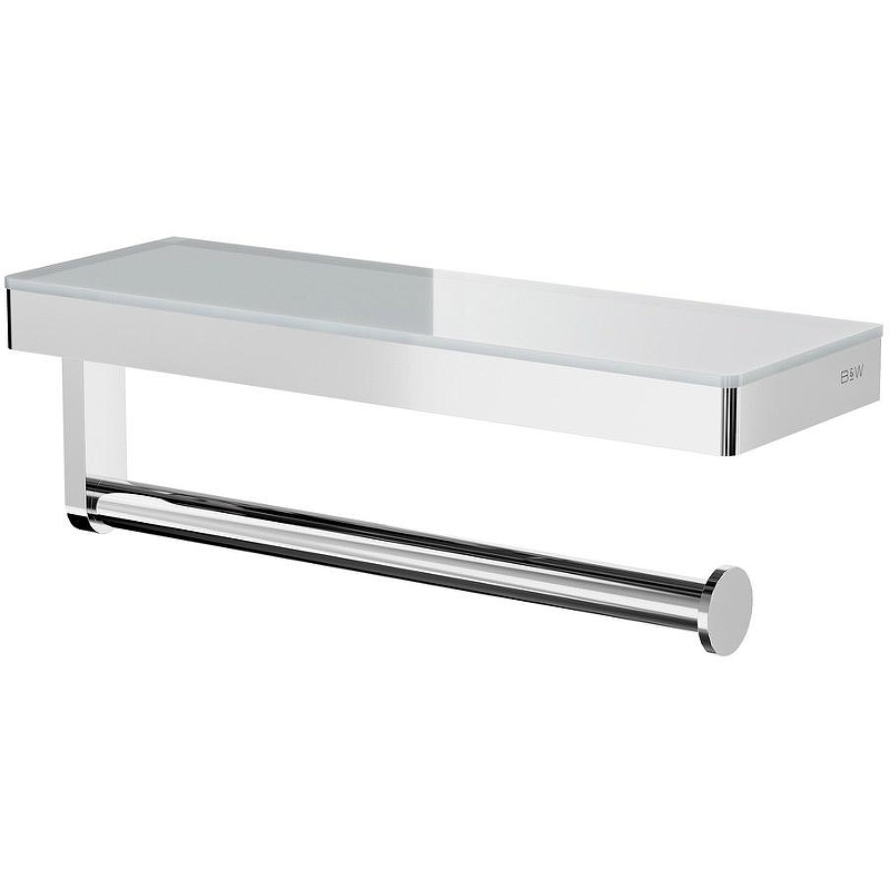 Металлическая полка Black&White Gravity GA-9603C 9603C с полотенцедержателем Хром