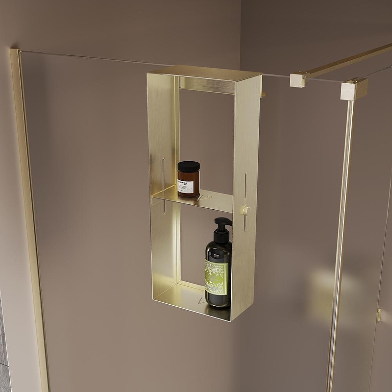 Металлическая полка Veconi Grange GN-G-C9 цвет Золото брашированное