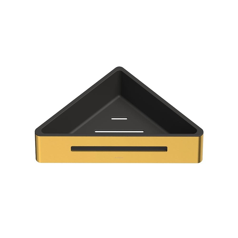 Металлическая полка Whitecross Ergo gold brushed ER2282GLB угловая цвет Золото брашированное