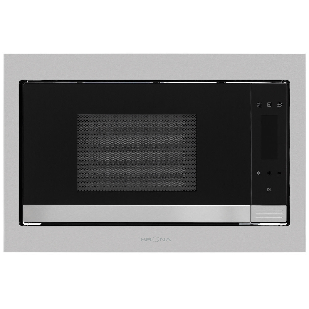 Микроволновая печь встраиваемая Krona Optima Essen 60 IX нержавеющая сталь/черная