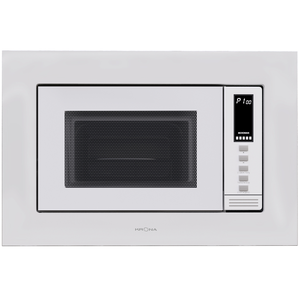 Микроволновая печь встраиваемая Krona Racio Laune 60 WH Dots белая