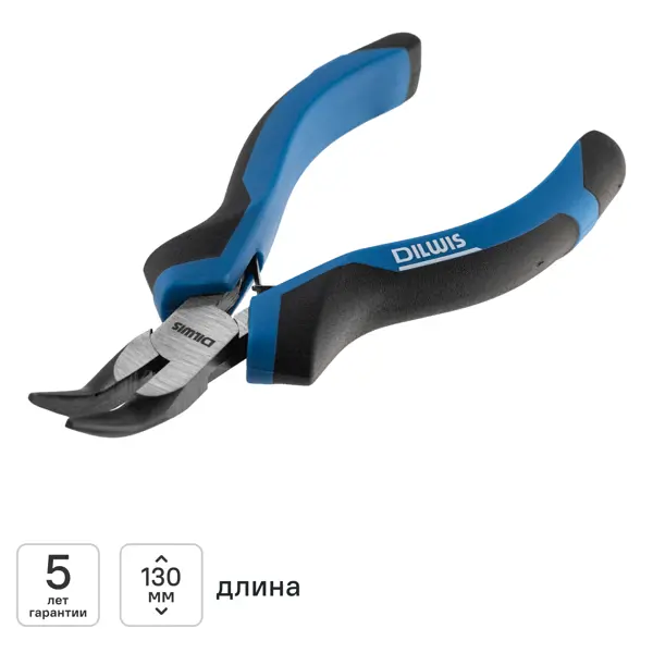 Мини-плоскогубцы изогнутые DILWIS KLN2D28 130 мм