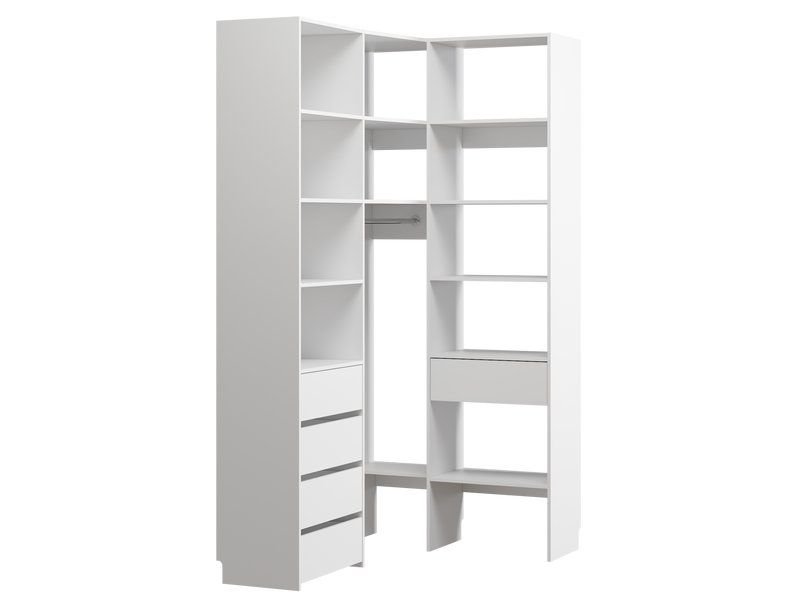 Модуль для гардероба Хелен 2-150x110x240 Белый